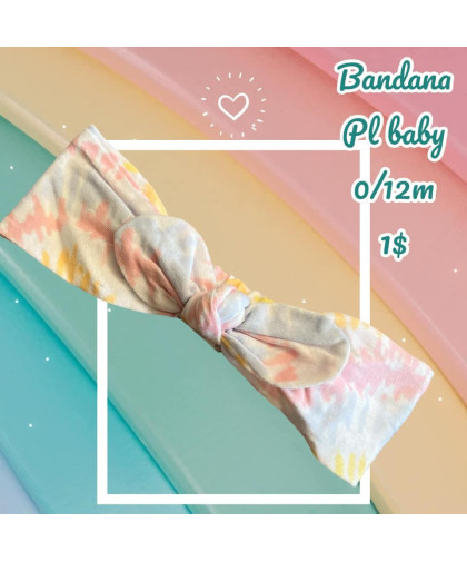 Bandeau/ Bandana PL Baby 0/12mois