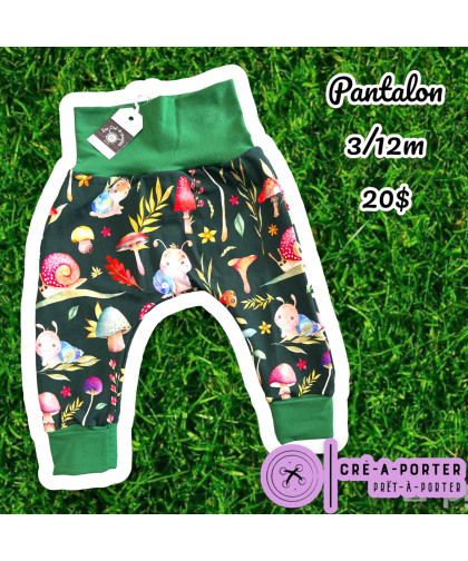 Pantalon Création Nini 3/12 mois