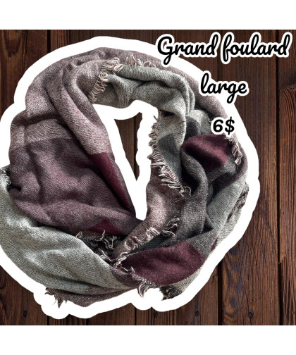 Grand foulard Large