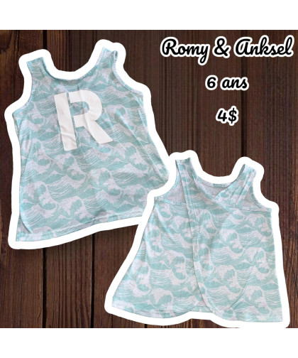Camisole Romy & Anksel Fille 6 ans
