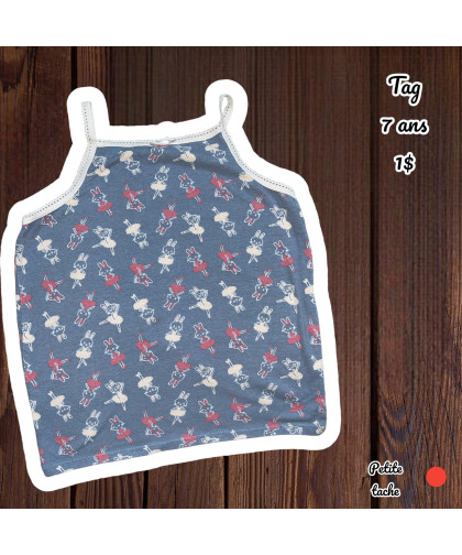 Camisole Tag Fille 7 ans