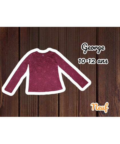 Chandail George Fille 10-12 ans