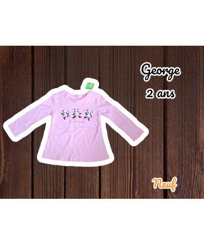 Chandail George Fille 2 ans