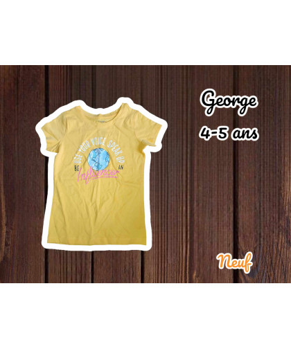Chandail George Fille 4-5 ans
