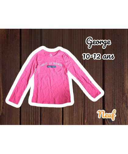 Chandail George Fille 10-12 ans