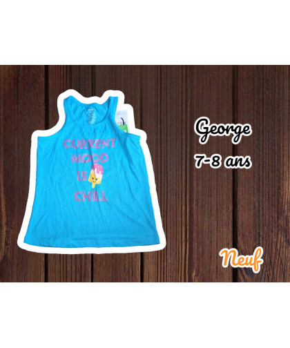 Camisole George Fille 7-8 ans