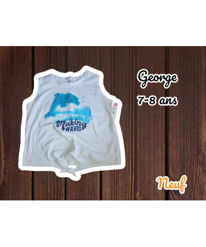 Camisole George Fille 7-8 ans