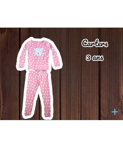 Pyjama 2 pièces Carters Fille 3 ans